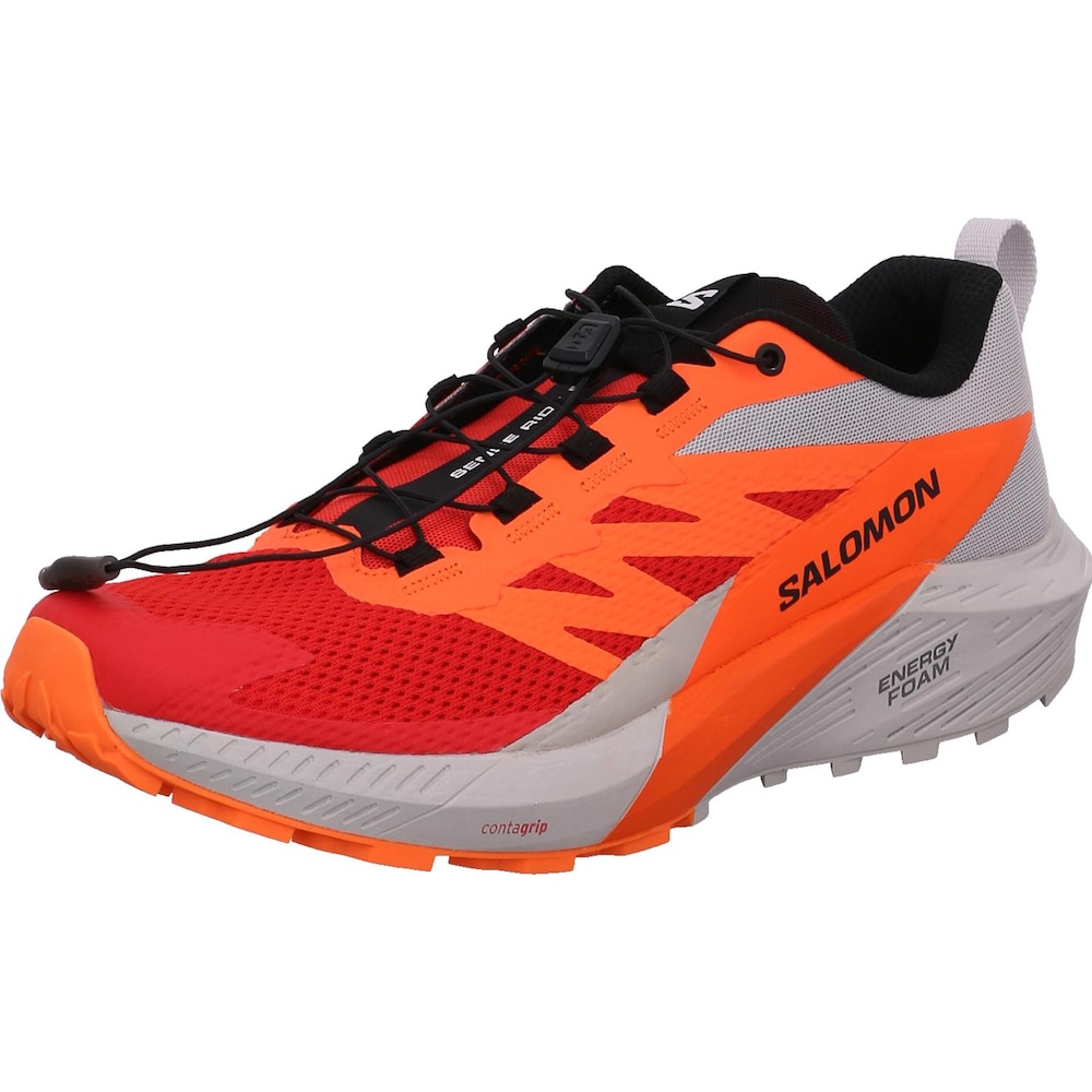 Salomon, Herren, Wanderschuhe, Sense Ride 5 (43 1/3), Rot von Salomon