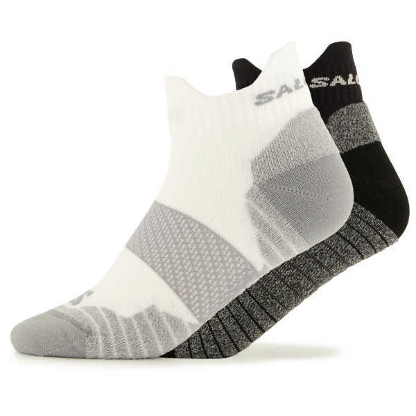 Salomon - Aero Ankle 2-Pack - Laufsocken Gr 36-38;39-41;42-44;45-47 schwarz;schwarz/grau von Salomon