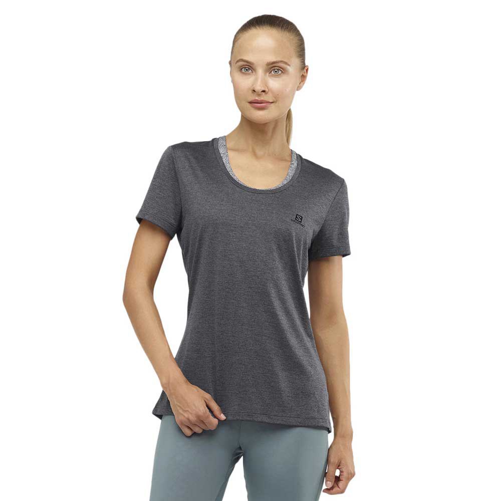 Salomon Agile Short Sleeve T-shirt Grau XS Frau von Salomon
