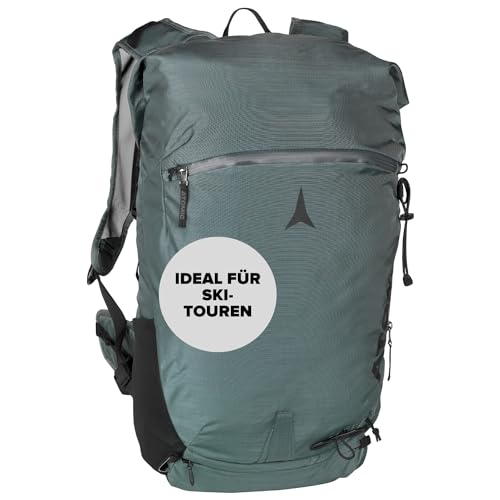 Salomon Atomic Backland 22+ Green/Grey - Leichter Skitouren-Rucksack mit Rolltop-Verschluss - alpiner Wanderrucksack mit mehr als 22L Stauraum - robuster & vielseitiger Ski-Rucksack mit Hüftgurt Salomon Atomic Backland 22+ Green/Grey - Leichter Skitouren-Rucksack mit Rolltop-Verschluss - alpiner Wanderrucksack mit mehr als 22L Stauraum - robuster & vielseitiger Ski-Rucksack mit Hüftgurt von Salomon