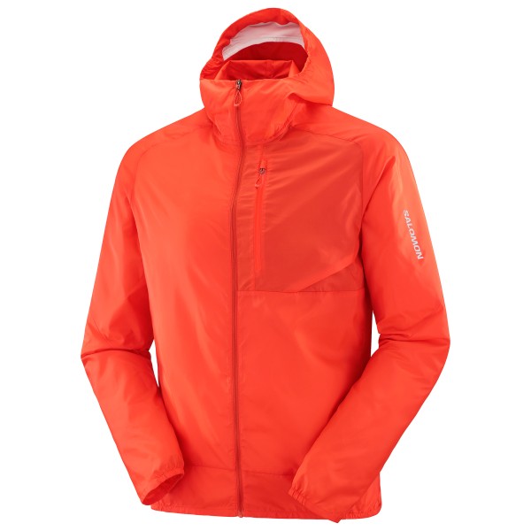 Salomon - Bonatti Cross Full Zip Hoodie - Laufjacke Gr XXL rot von Salomon