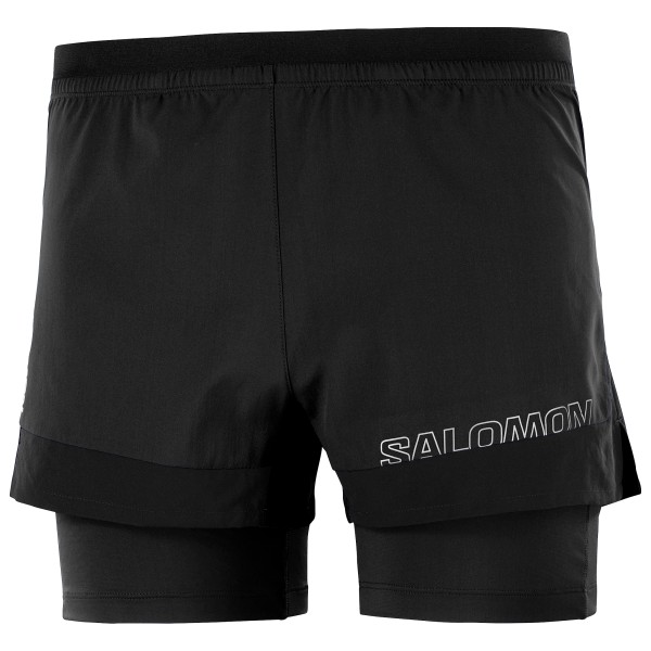 Salomon - Cross 2in1 Shorts - Laufshorts Gr L schwarz von Salomon