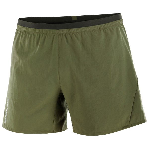 Salomon - Cross 5'' Shorts - Laufshorts Gr M oliv von Salomon