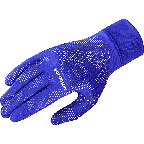 Salomon Cross Warm Unisex-Handschuhe, praktisch, atmungsaktive Wärme, intelligentes Design, Blau, S von Salomon