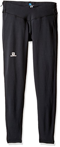 Salomon Damen Elevate Lange Tights, Black, S Salomon Damen Elevate Lange Tights, Black, S von Salomon