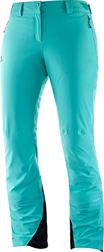 Salomon Damen Icemania Pant W Blue Turquoise, L/R, LC1211500 von Salomon