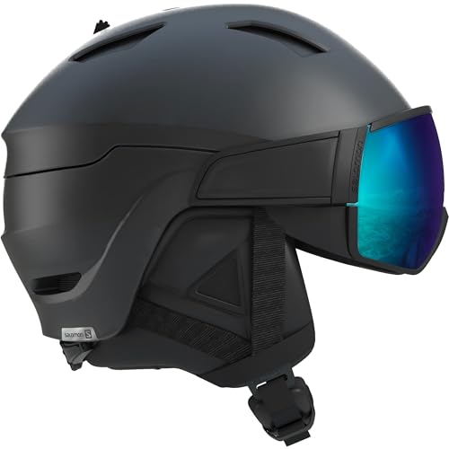 Salomon Driver S Ski Snowboard Helm Visier Herren, ‎Schwarz von Salomon