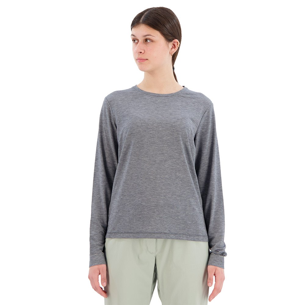 Salomon Essential Long Sleeve T-shirt Grau XS Frau Salomon Essential Long Sleeve T-shirt Grau XS Frau von Salomon