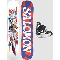 Salomon Grace+Goodtime XS black Snowboard-Set uni von Salomon