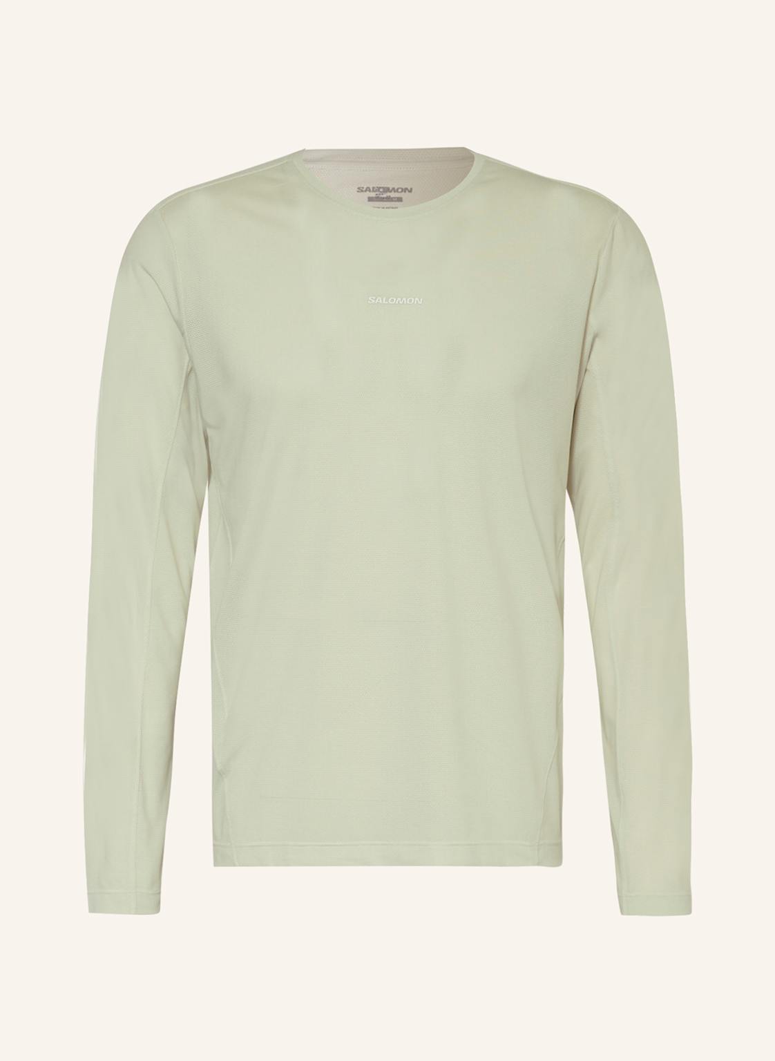 Salomon Laufshirt Shkout Core Ls beige Salomon Laufshirt Shkout Core Ls beige von Salomon