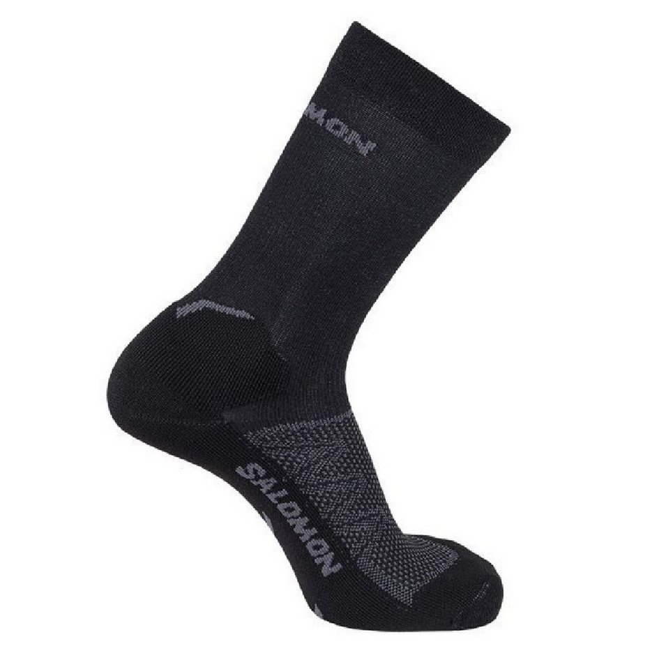 Salomon Laufsocken SPEEDCROSS crew deep black Microlon long C19733 Salomon Laufsocken SPEEDCROSS crew deep black Microlon long C19733 von Salomon
