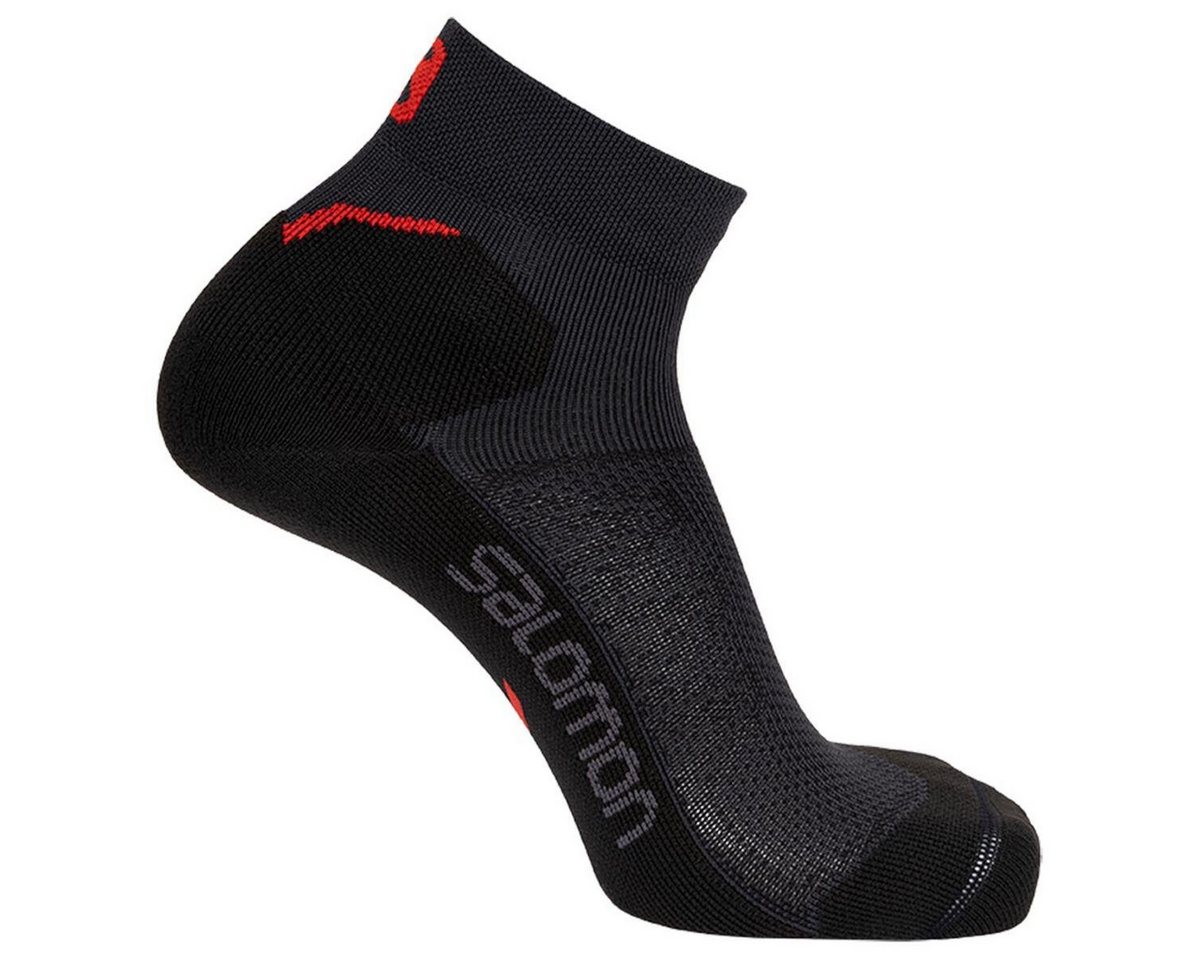 Salomon Laufsocken Speedcross ANKLE EBONY Knöchelsocken running racing red unisex C17809 von Salomon