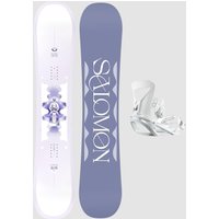 Salomon Lotus+Spell S white Snowboard-Set uni Salomon Lotus+Spell S white Snowboard-Set uni von Salomon