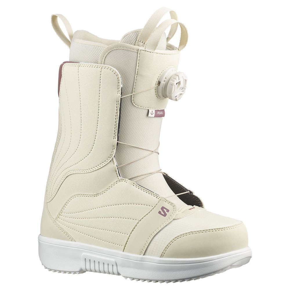 Salomon Pearl Boa Woman Snowboard Boots Beige 27 von Salomon