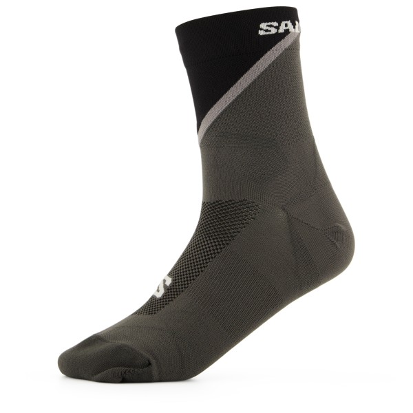 Salomon - Pulse Ankle - Laufsocken Gr 45-47 grau von Salomon