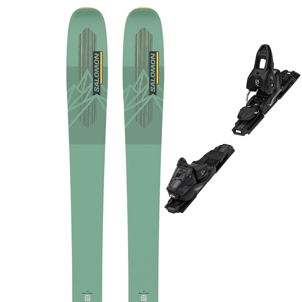 Salomon Qst 92+m11 Gw L100 Alpine Skis Pack Grün 160 von Salomon