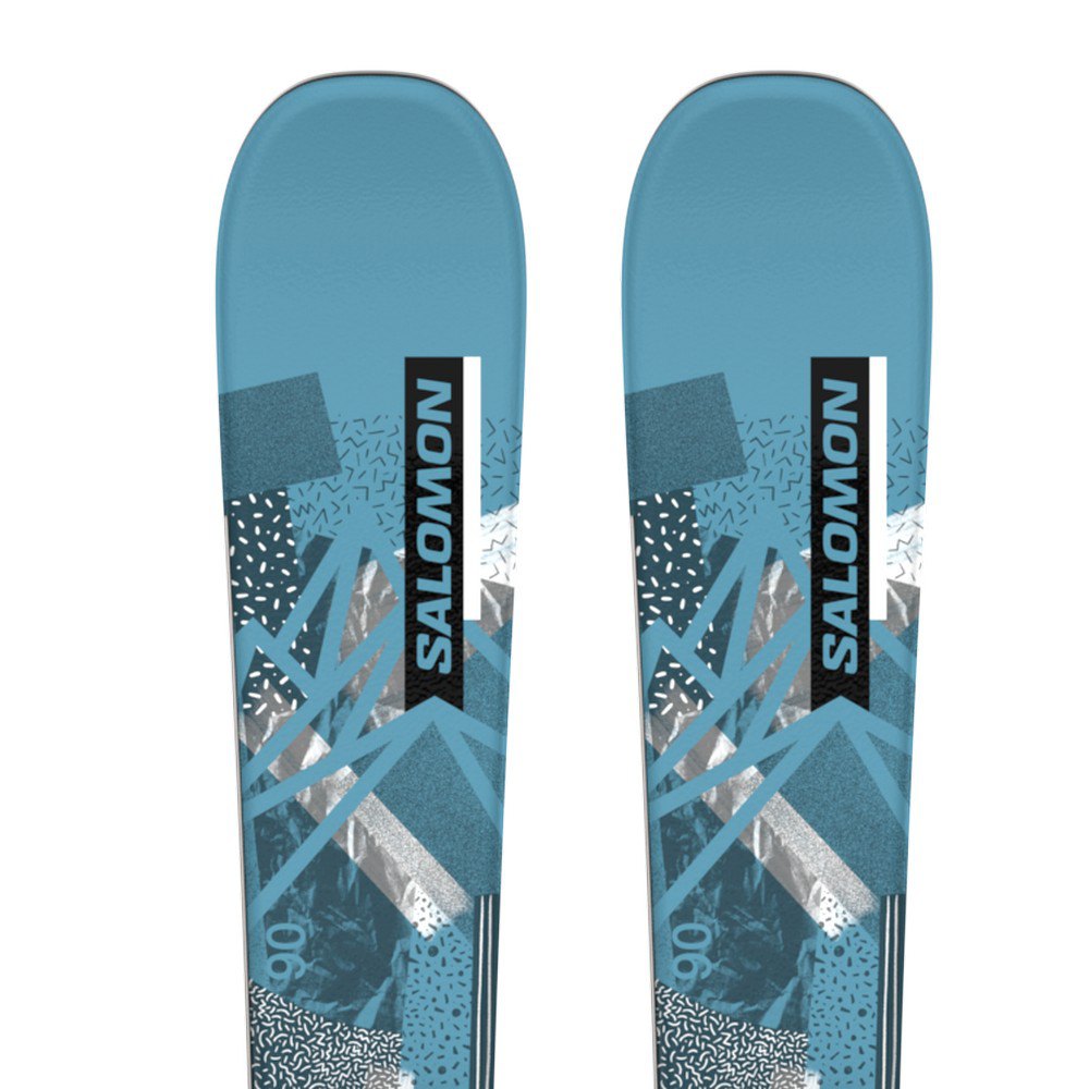 Salomon Qst M Junior+l6 Gw J2 80 Alpine Skis Blau 100 von Salomon