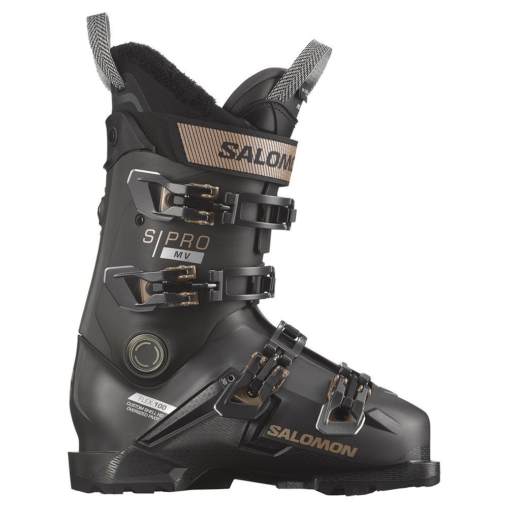 Salomon S/pro Mv 100 W Gw Alpine Ski Boots Schwarz 23.0-23.5 von Salomon