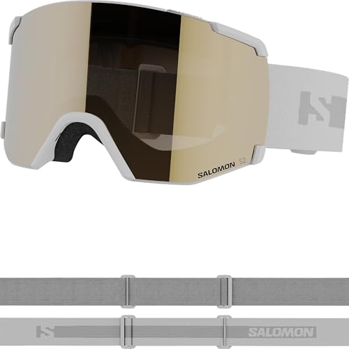 Salomon S/view Access Unisex-Brille Ski Snowboarden, Erweitertes Sichtfeld, Reduzierung der Augenermüdung und Blendung, kein Beschlagen mehr, Weiß, Einheitsgröße Salomon S/view Access Unisex-Brille Ski Snowboarden, Erweitertes Sichtfeld, Reduzierung der Augenermüdung und Blendung, kein Beschlagen mehr, Weiß, Einheitsgröße von Salomon