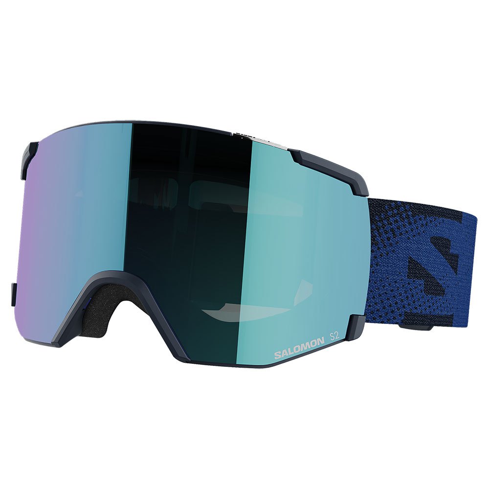 Salomon S/view Ski Goggles Blau Mid Blue/CAT2 von Salomon