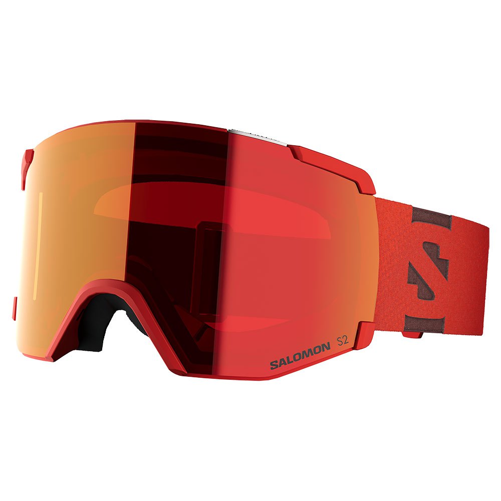Salomon S/view Ski Goggles Orange ML Mid Red/CAT2 von Salomon