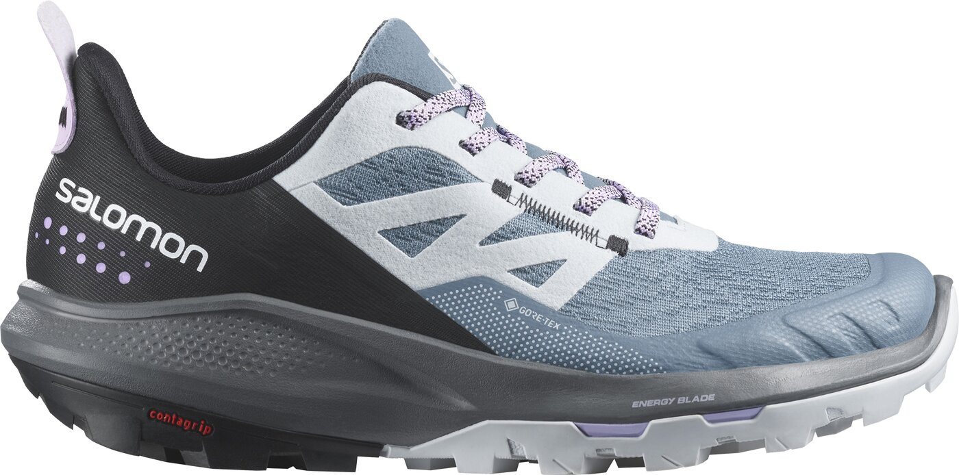 Salomon SHOES OUTpulse GTX W China Blu China Blue/Arctic Ice/Orchid Bloom Wanderschuh Salomon SHOES OUTpulse GTX W China Blu China Blue/Arctic Ice/Orchid Bloom Wanderschuh von Salomon