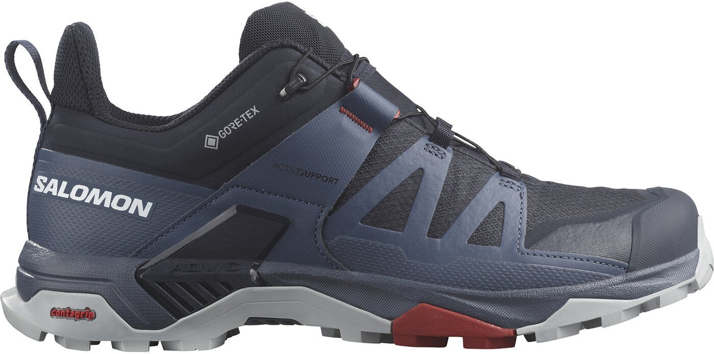 Salomon SHOES X ULTRA 4 GTX Carbon/Bersea/P 000 Carbon/Bering Sea/Pearl Bl Wanderschuh von Salomon