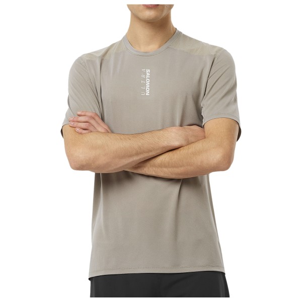 Salomon - Salomon Ultra Tee - Laufshirt Gr L grau von Salomon