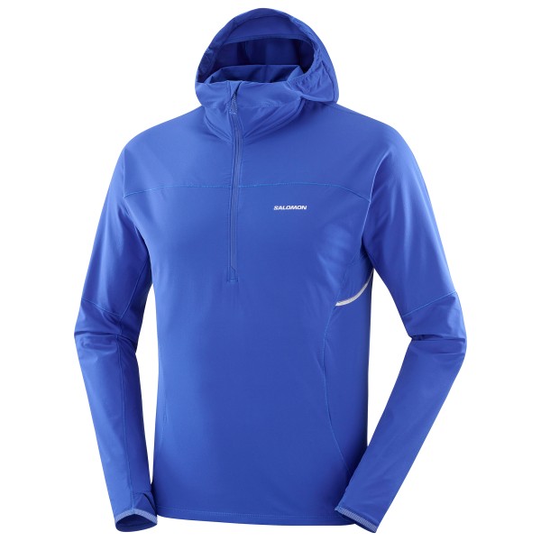 Salomon - Sense Aero Hybrid Half Zip Hoodie - Funktionsshirt Gr XXL blau Salomon - Sense Aero Hybrid Half Zip Hoodie - Funktionsshirt Gr XXL blau von Salomon