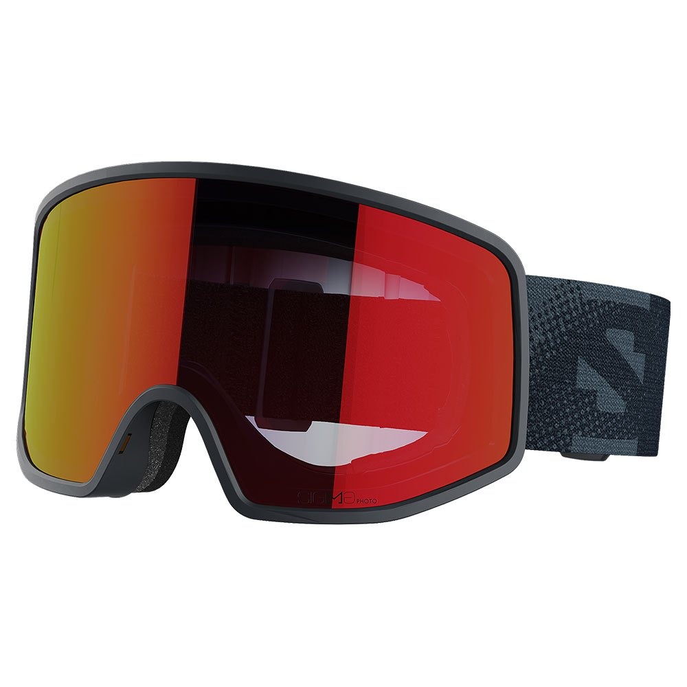 Salomon Sentry Pro Sigma Photo Ski Goggles Grau Poppy Red/CAT1-3 von Salomon