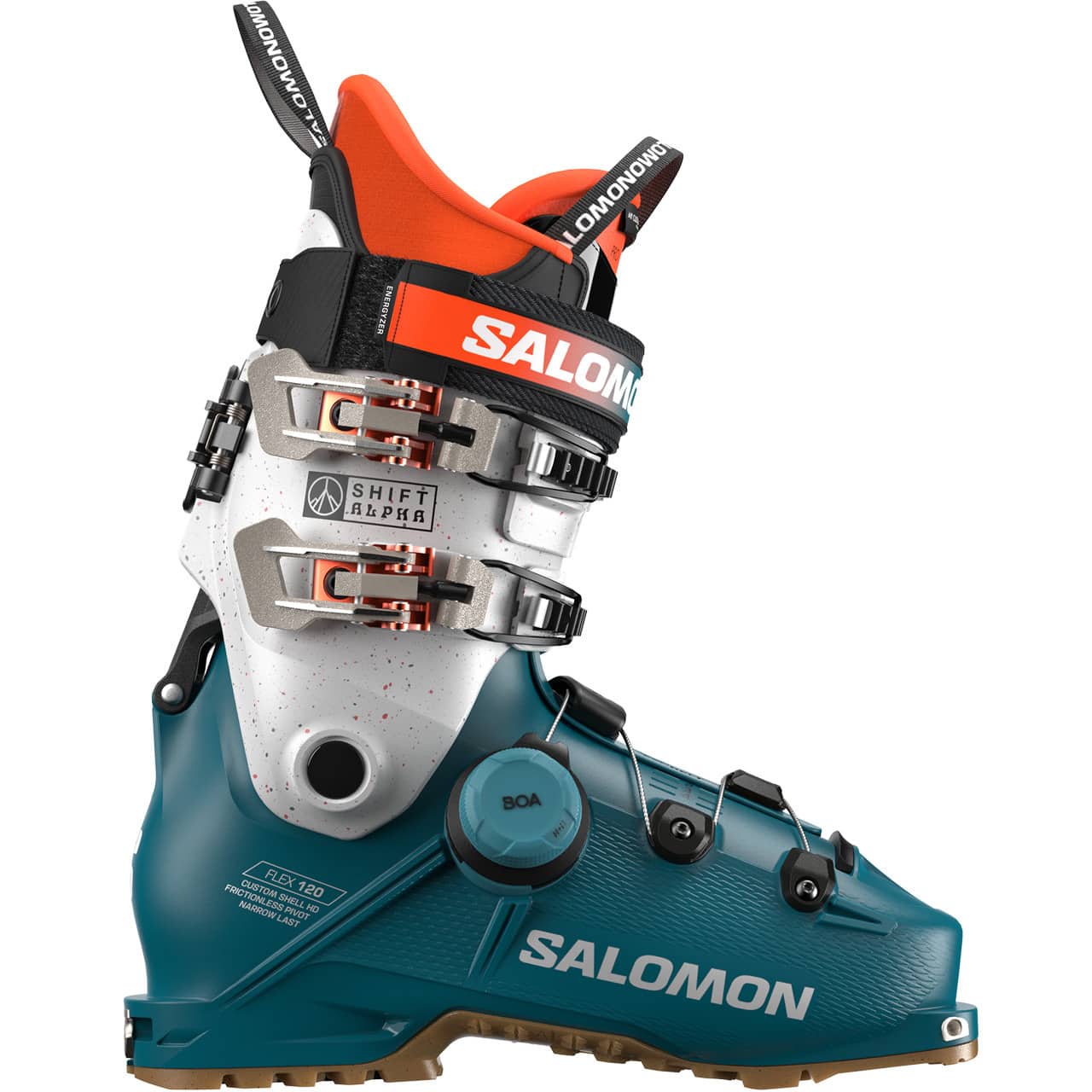 Salomon Shift Alpha BOA 120 dragonfly/silver met./orange tiger Salomon Shift Alpha BOA 120 dragonfly/silver met./orange tiger von Salomon