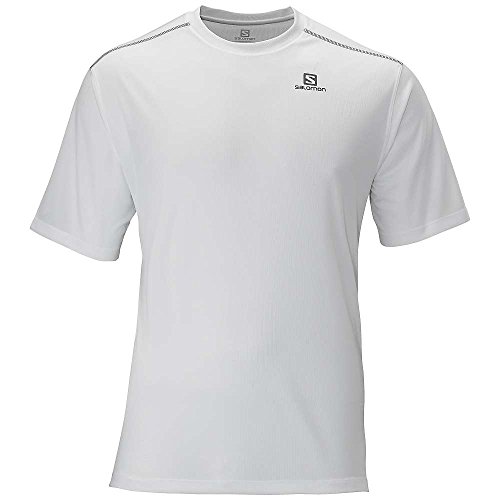Salomon Stroll Logo T-Shirt/Sport Shirt für Man XL weiß von Salomon
