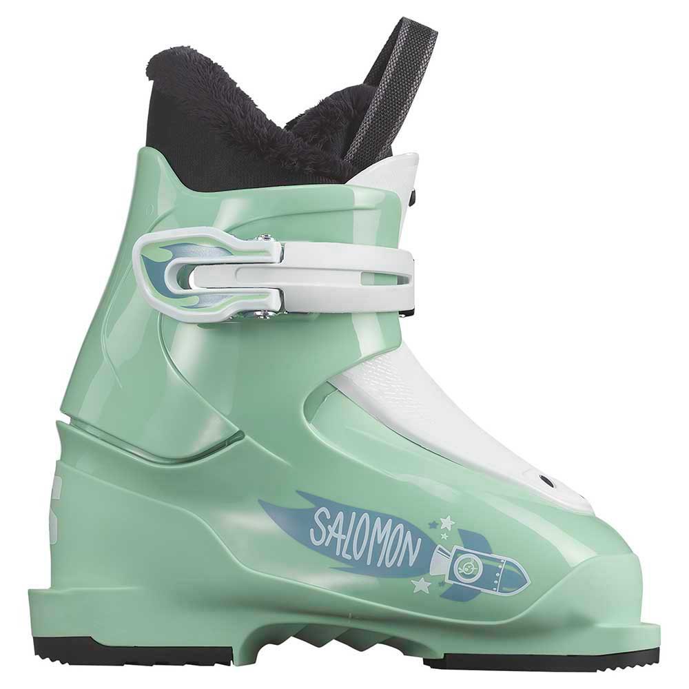 Salomon T1 Junior Alpine Ski Boots Grün 15.0 von Salomon