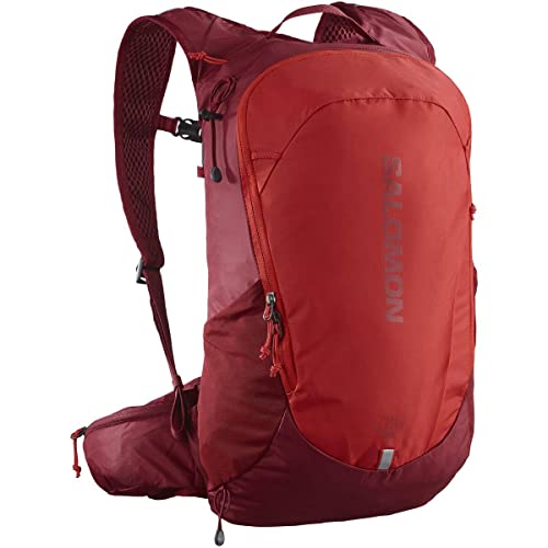 Salomon Trailblazer 20 Unisex-Wanderrucksack, Vielseitigkeit, Einfach zu handhaben, Komfort und geringes Gewicht, Rot von Salomon