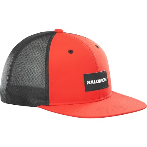 Salomon Trucker Unisex Flache Kappe Trail Running Wandern MTB Lauf, Auffällig und vielseitig, Mit Recyclingmaterial, Atmungsaktiver Komfort, Orange, M/L Salomon Trucker Unisex Flache Kappe Trail Running Wandern MTB Lauf, Auffällig und vielseitig, Mit Recyclingmaterial, Atmungsaktiver Komfort, Orange, M/L von Salomon