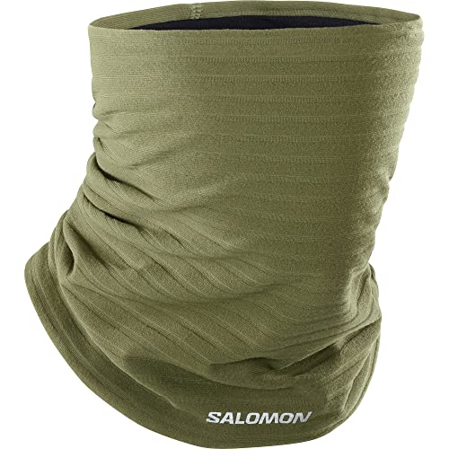 Salomon RS Warm Winter Training Unisex-Halsschlauch, Leichte Wärme, Passform und Stil und Besonders Atmungsaktiv, Grün, Einheitsgröße von Salomon