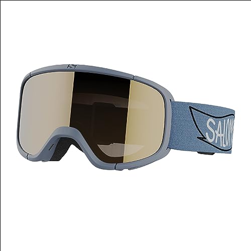 Salomon Rio Kinder-Brille Ski Snowboarden, Kinderfreundliche Passform und Komfort, mehr Augenkomfort und Haltbarkeit, Blau, Einheitsgröße Salomon Rio Kinder-Brille Ski Snowboarden, Kinderfreundliche Passform und Komfort, mehr Augenkomfort und Haltbarkeit, Blau, Einheitsgröße von Salomon