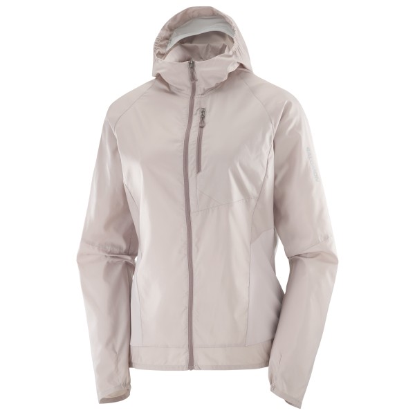 Salomon - Women's Bonatti Cross Wind Hoodie - Laufjacke Gr S grau Salomon - Women's Bonatti Cross Wind Hoodie - Laufjacke Gr S grau von Salomon