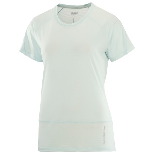 Salomon - Women's Cross Run S/S Tee - Laufshirt Gr L grau von Salomon