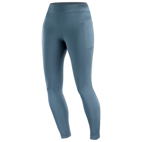 Salomon - Women's Cross Warm 28'' Tight - Lauftights Gr L blau von Salomon