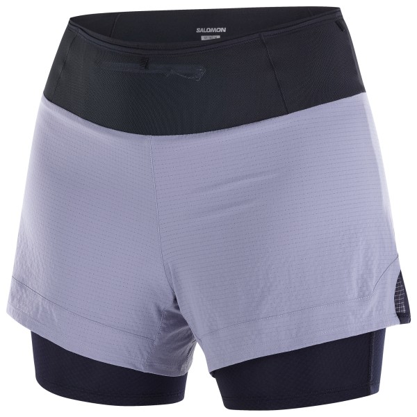 Salomon - Women's Sense Aero 2in1 Short - Laufshorts Gr S lila Salomon - Women's Sense Aero 2in1 Short - Laufshorts Gr S lila von Salomon