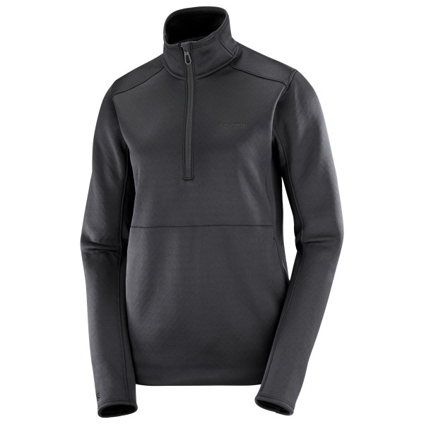 Salomon - Women's Sntial Midfleece Half Zip - Fleecepullover Gr L grau Salomon - Women's Sntial Midfleece Half Zip - Fleecepullover Gr L grau von Salomon