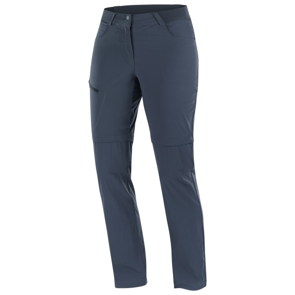 Salomon - Women's Wayfarer Zip Off Pants - Zip-Off-Hose Gr 34 blau von Salomon