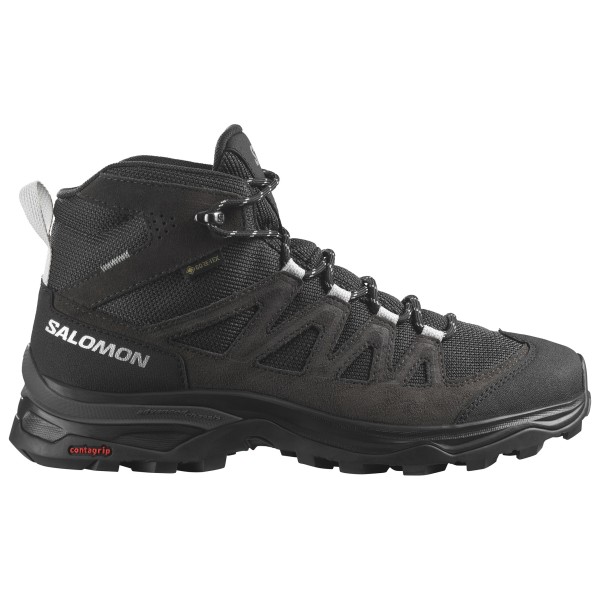 Salomon - Women's X Ward Leather Mid GTX - Wanderschuhe Gr 8;8,5 grau/schwarz;schwarz/grau von Salomon