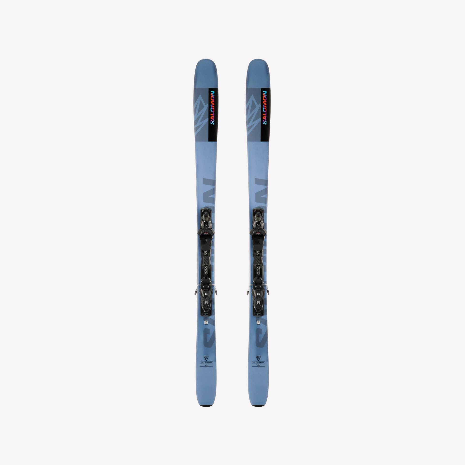 Ski Herren/Damen Freeride - QST92 Salomon + Bindungen Salomon M11 von Salomon