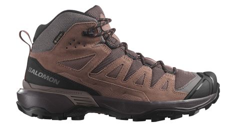 damen wanderschuhe salomon x ultra 360 mid gore tex braun schwarz von Salomon