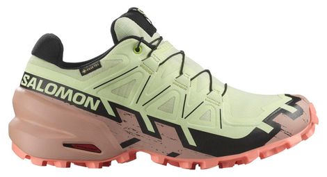 salomon speedcross 6 gtx trailrunning schuhe grun pink damen salomon speedcross 6 gtx trailrunning schuhe grun pink damen von Salomon