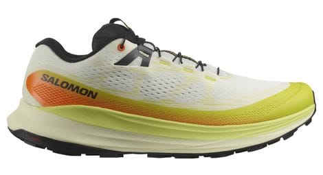 salomon ultra glide 2 trailrunning schuh weis gelb von Salomon