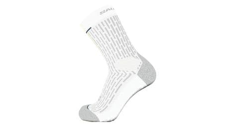 salomon ultra glide crew unisex socke weis von Salomon