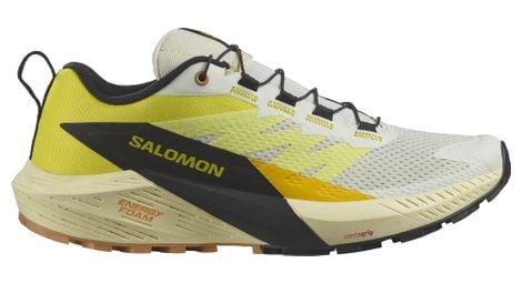 trailrunning schuhe fur frauen salomon sense ride 5 gelb schwarz von Salomon